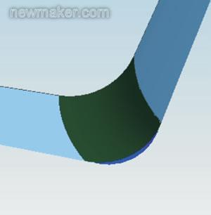 拉延模具凹角過切加工